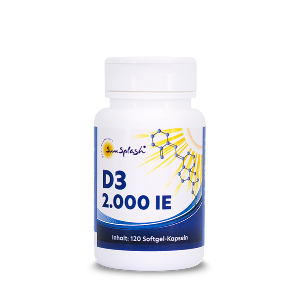 Vitamina D3 2000 I.U. (120 softgel caps.)