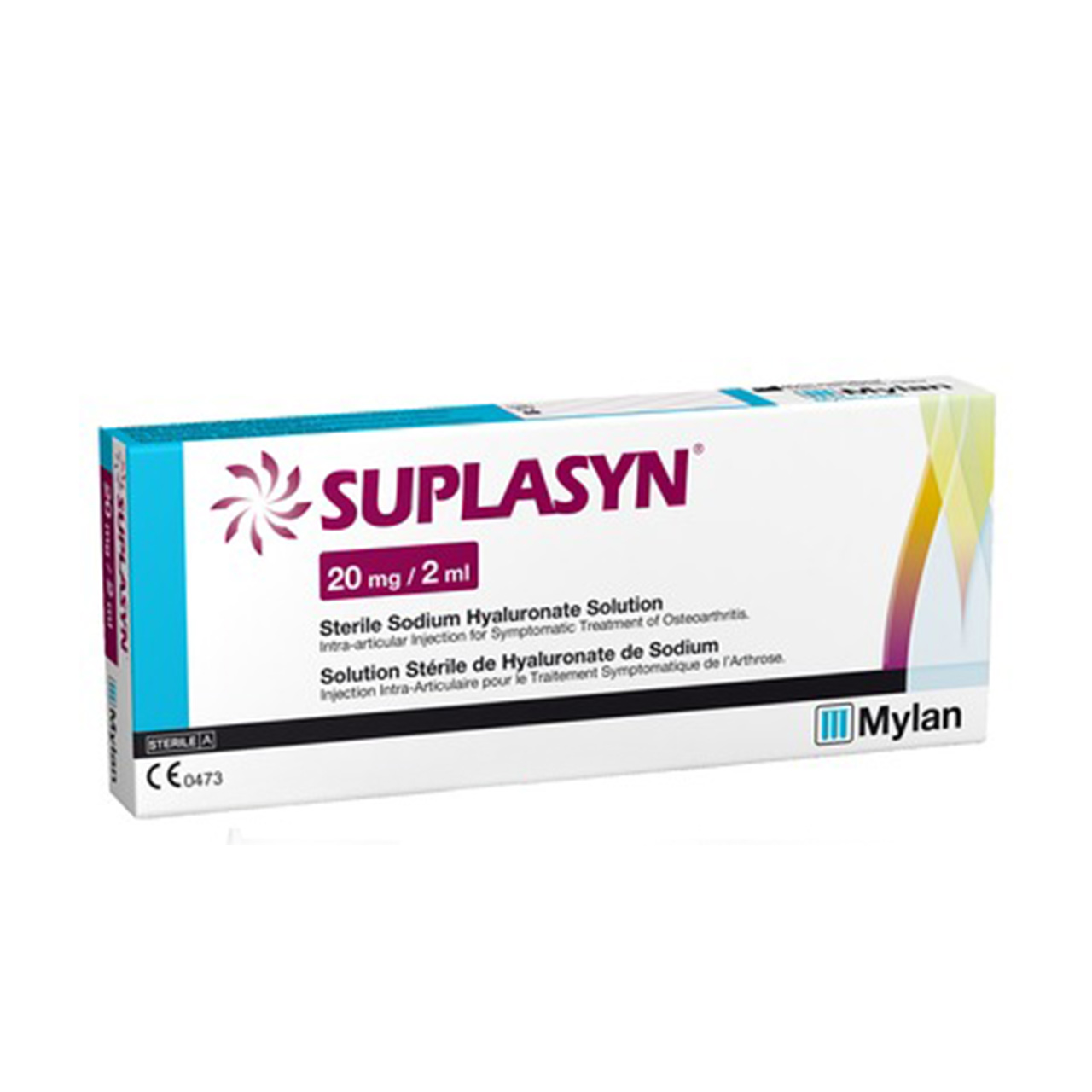Acido ialuronico SUPLASYN 20 mg / 2 ml siringa preriempita (siringa per ginocchio)