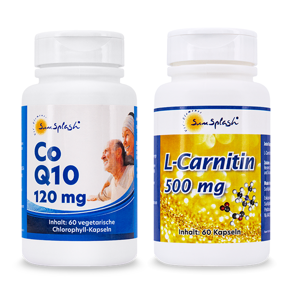 CoQ10 / L-Carnitina - Powerpackg (COMBI 60 caps. ciascuno)